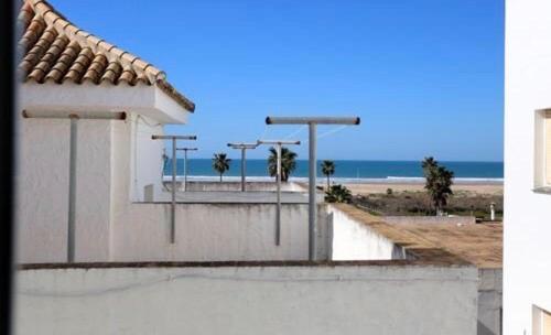 Conil A Pie De Playa Con Amplias Vistas Al Mar Leilighet Conil De La Frontera Eksteriør bilde